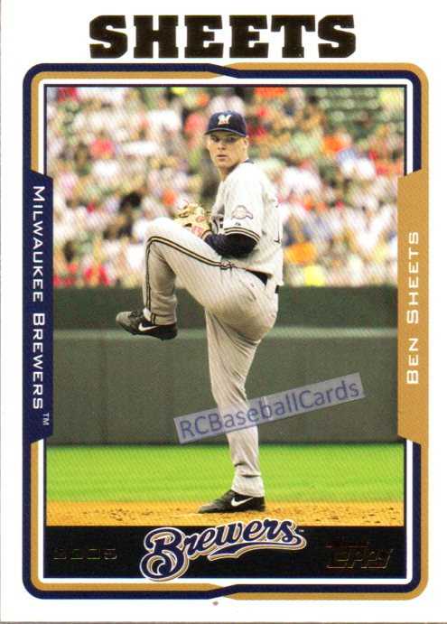 2005 Milwaukee Brewers Baseball Trading Cards - Baseball Cards by  RCBaseballCards