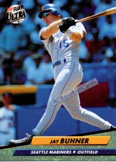 Jay Buhner - Mariners #275 Fleer 1992 Baseball Trading Card