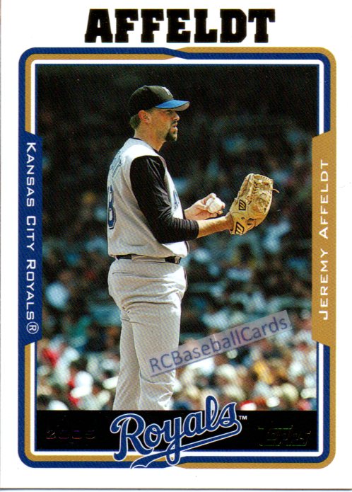 2005 Kansas City Royals Baseball Trading Cards - Baseball Cards by  RCBaseballCards