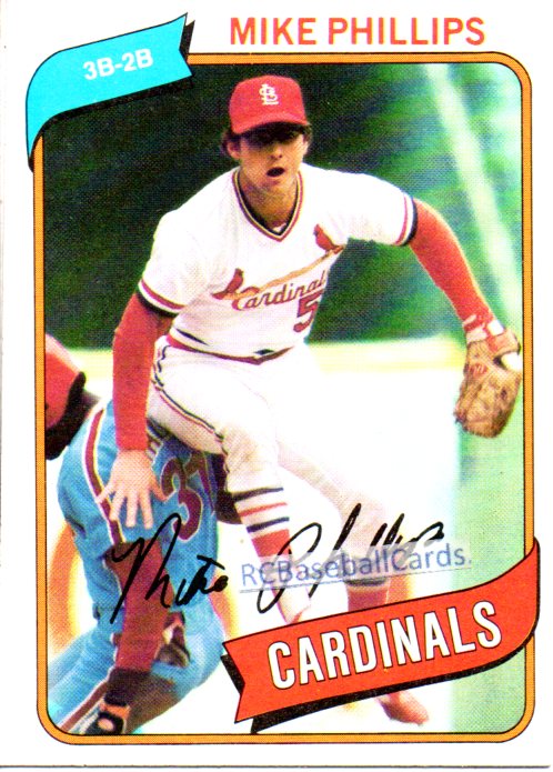 1980 Cardinals Baseball Trading Cards - Baseball Cards by RCBaseballCards
