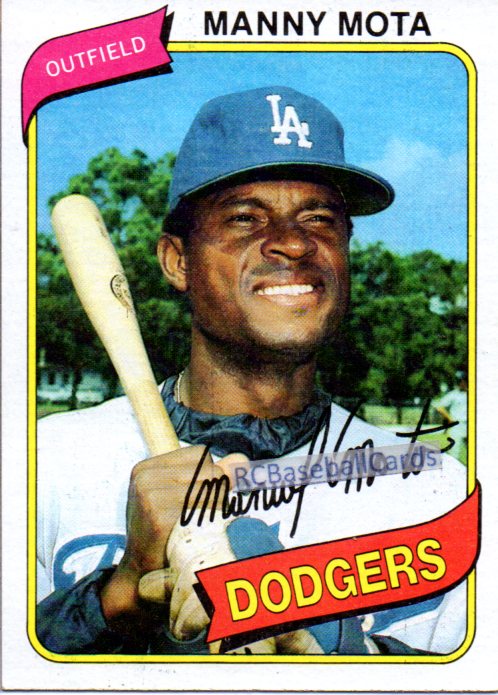 1980 Los Angelos Dodgers Baseball Trading Cards - Baseball Cards by ...