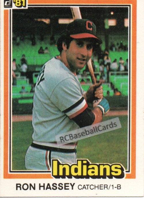 1980 & 1981 Cleveland Indians Vintage Baseball Trading Cards - Baseball ...