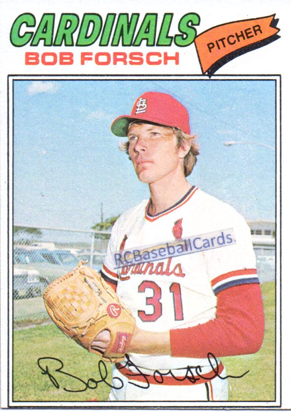 BOB FORSCH St. Louis Cardinals 1977 Majestic Cooperstown Throwback Away  Jersey - Custom Throwback Jerseys