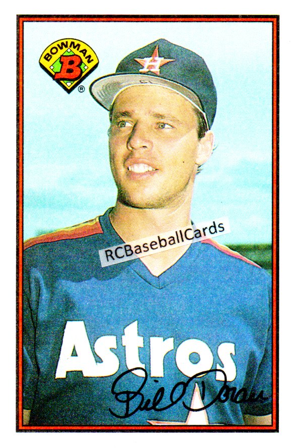 1989 Houston Astros Baseball Trading Cards - Baseball Cards by